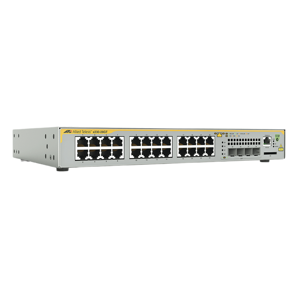 Switch administrable 24 puertos, Gigabit, capa 3, 4 puertos SFP