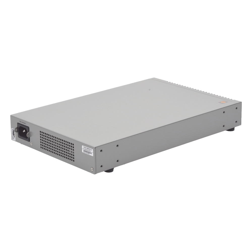 Switch Capa 3 Stackeable 10 Gigabit, 12 puertos 100 / 1000 / 10G Base-T (RJ-45) y 4 puertos SFP / SFP+ 10G