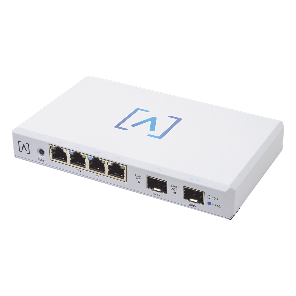 Router 2500 Gbps, 4 puertos, PoE, VPN