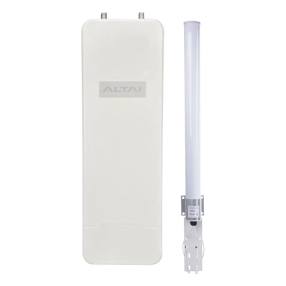 [KIT-C1XN+O] Super Kit WiFi Omnidireccional en 2.4 GHz para WISP, Hasta 300 m de Cobertura, El Kit Incluye Punto de Acceso C1XN+ y Antena Omnidireccional de 10 dBi, Administración en Nube Gratis con INSIGHTS