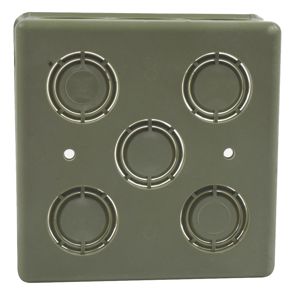 Caja Cuadrada de 1 / 2" - 3 / 4" para PVC Conduti Pesado
