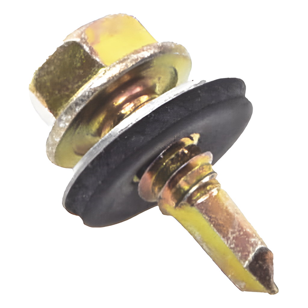 Tornillo Punta Broca Sello Montado 6.4 X 25 mm (1 / 4" X 1") Caj. con 100pz