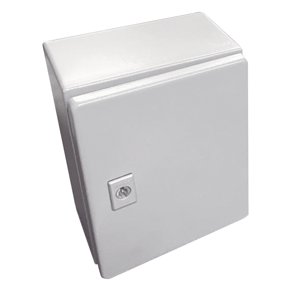 Gabinete de Acero, Nema 4 -IP 66 de 40 x 50 x 20 cm con Platina y certificado UL