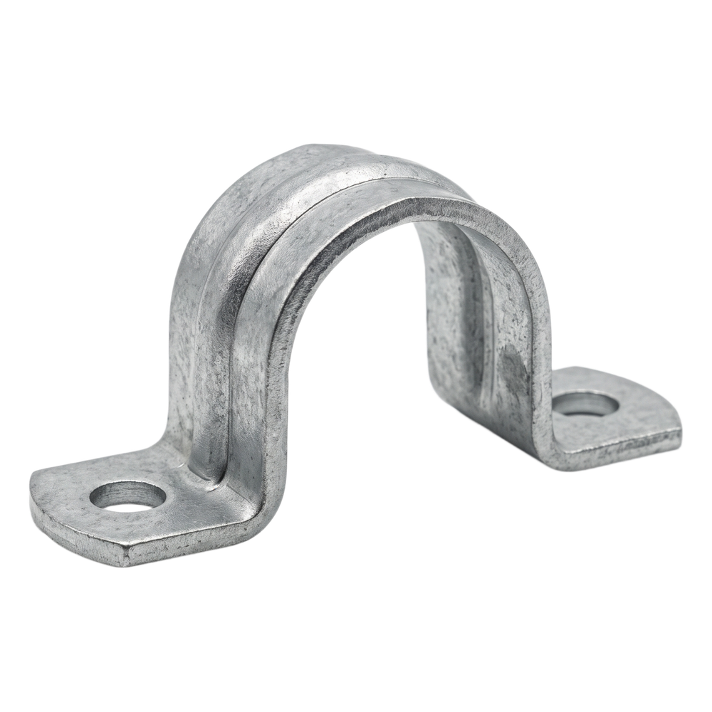 Abrazadera tipo Omega para Tubo Conduit de 38 mm (1-1 / 2") / Acero Pregalvanizado