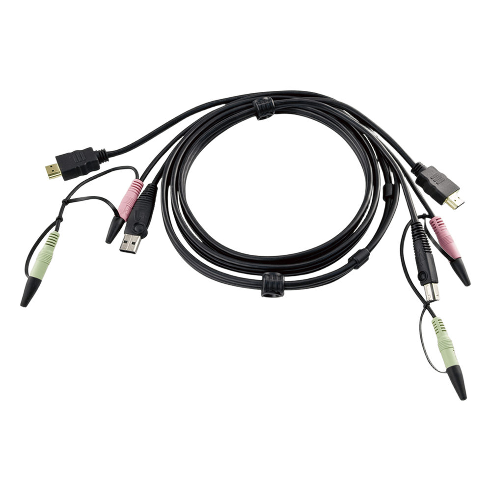 Cable KVM USB HDMI 1.8 m