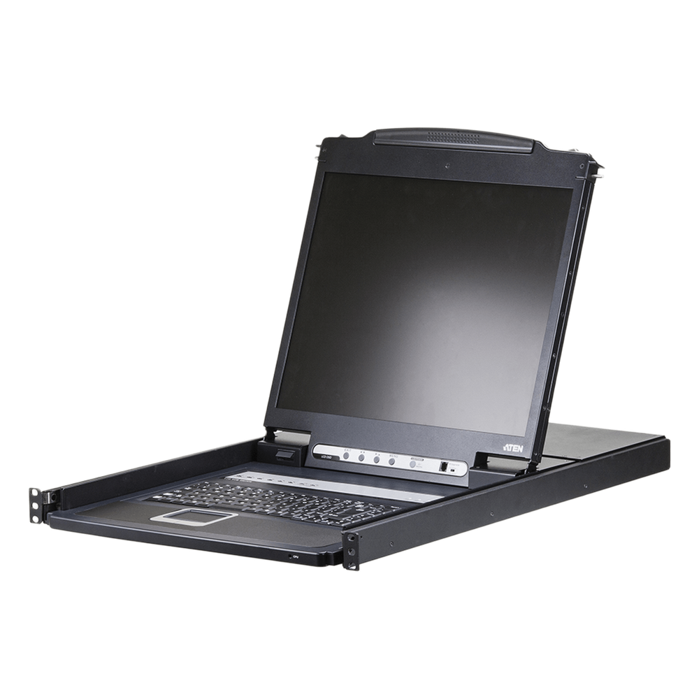 Conmutador KVM | LCD de riel único | VGA PS / 2 | USB de 8 puertos