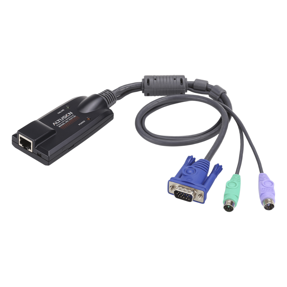 [KA7120] Switch KVM | cable DVI | USB de 2 puertos | con selector remoto de puerto