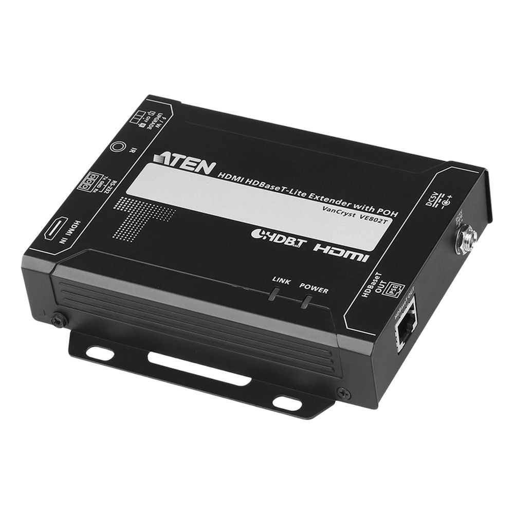 Transmisor HDBaseT-Lite HDMI | PoH | 4K a 35 m (Cat 5e / 6) / 40 m (Cat 6a / ATEN 2L-2910 Cat6) 1080p a 60 m (Cat 5e / 6) / 70 m (Cat 6a / ATEN 2L-2910 Cat6) | HDBaseT Clase B | PoH PSE
