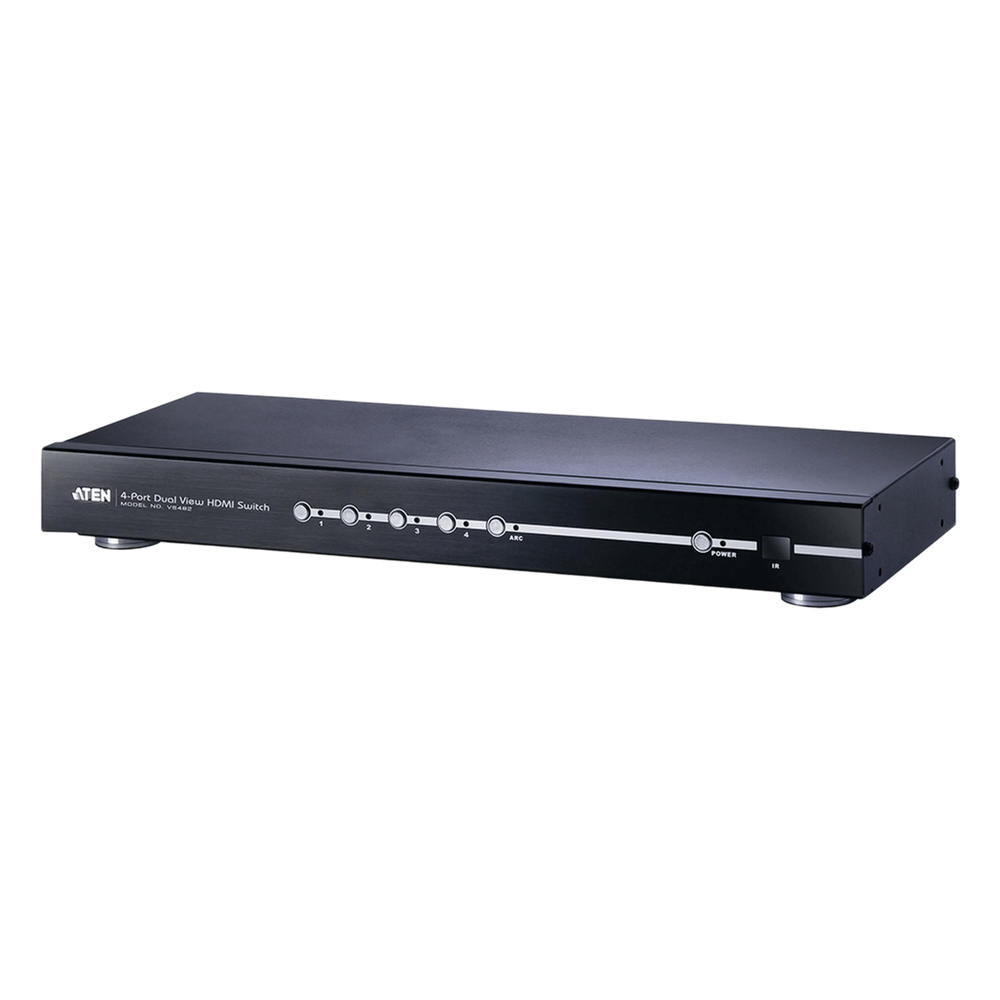 [VS482] Switch HDMI de 4 puertos con salida dual