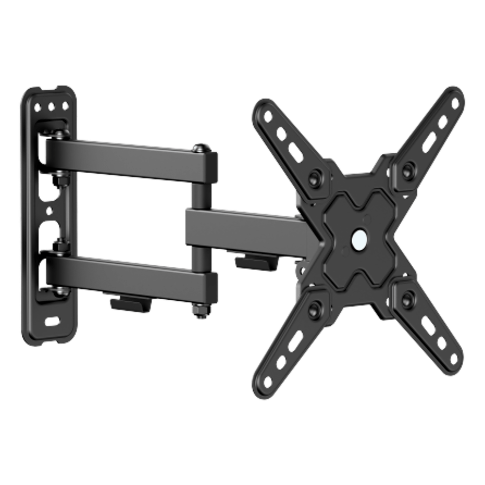 Soporte de pared para pantalla articulado, 43", 20 kg