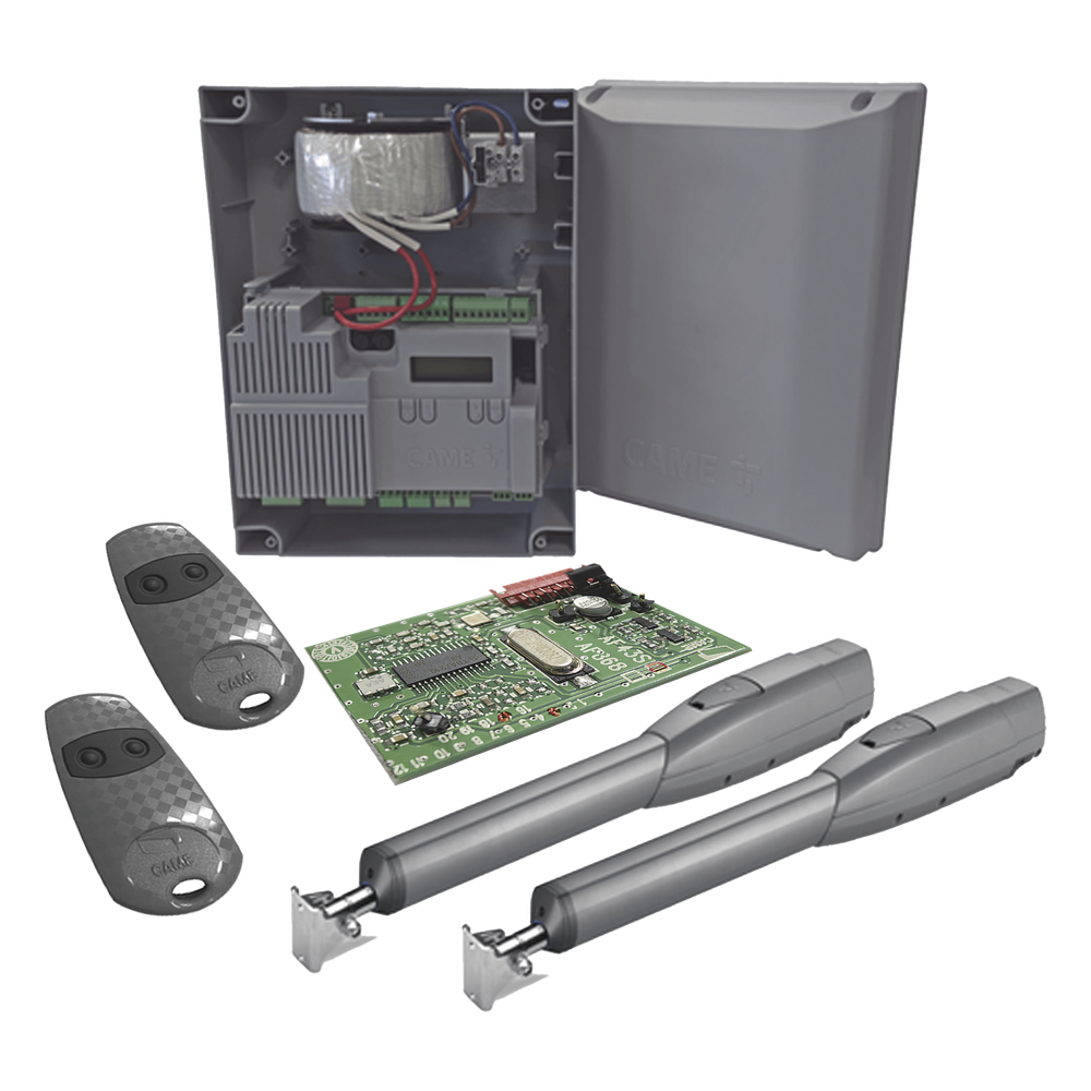 Kit para portón abatible 3 m, 400 Kg, uso intensivo