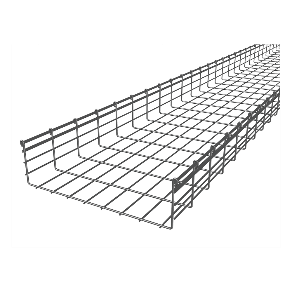 Charola de malla 150 x 400 mm, 3 m, electrozincada