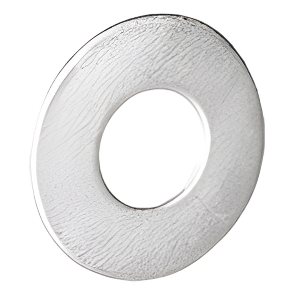 [CH-ARD-PL-6] Arandela plana galvanizada de 1 / 4", acabado Electro Zinc