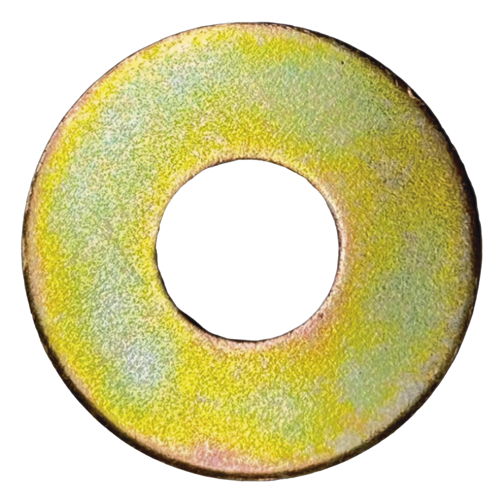 Arandela plana de 3 / 8" (9.5 mm) con acabado Tropicalizado, Es Ideal Para Utilizarse al Exterior o Zonas Húmedas