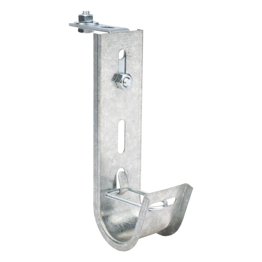 [CH-J32-EZ] Soporte (Gancho) tipo J-Hook, hasta 10 cables Cat6, ideal para soportar cableado en los espacios de manipulación al aire, Para instalación en interior