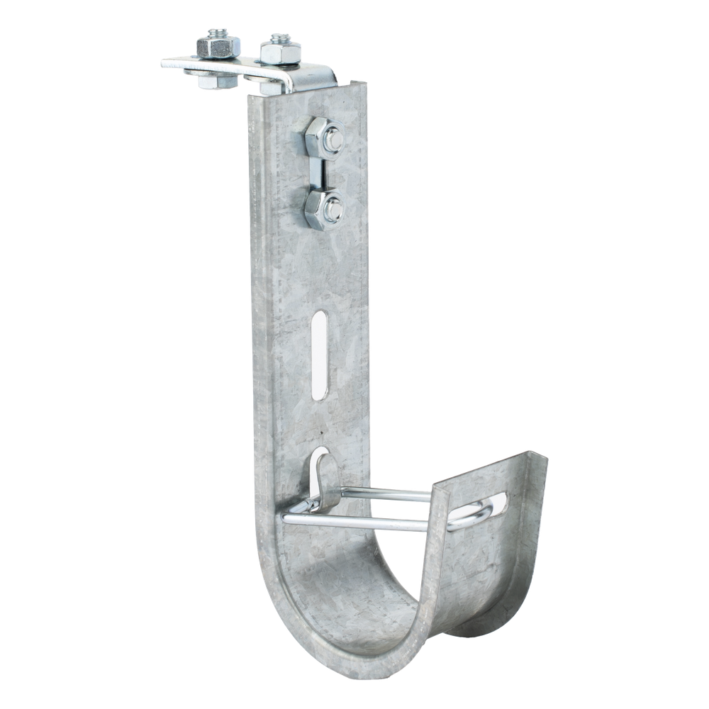 [CH-J51-EZ] Soporte (Gancho) tipo J-Hook, hasta 28 cables Cat6, ideal para soportar cableado en los espacios de manipulación al aire, Para instalación en interior