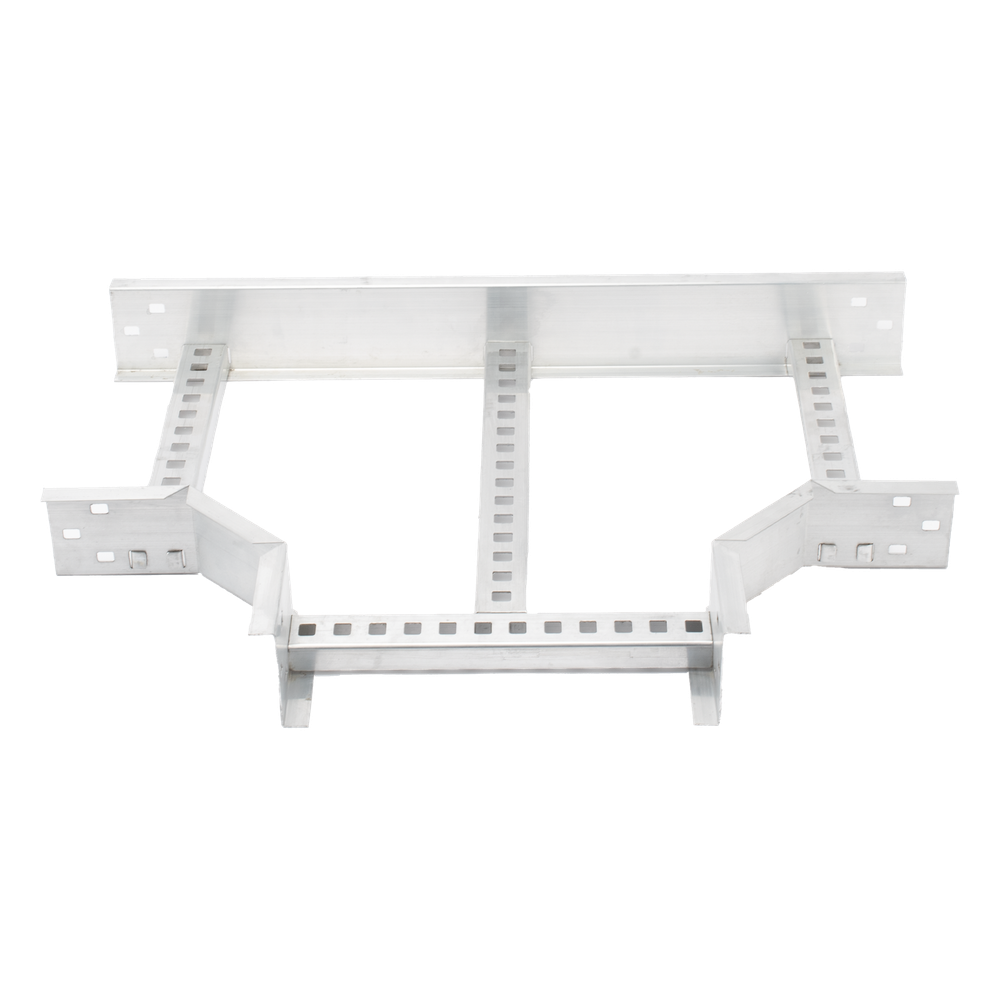 [CH-THE8R8X12AK] Derivación "T" Horizontal de Aluminio Perfil Z / Peralte 3 1 / 4" / Ancho 12" / Radio 8" / Incluye Tornillería (CHTHEZ314R8X12AK)