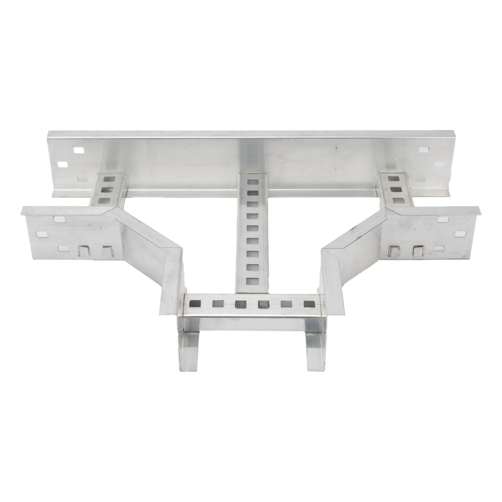 [CH-THE8R8X9AK] Derivación "T" Horizontal de Aluminio Perfil Z / Peralte 3 1 / 4" / Ancho 9" / Radio 8" / Incluye Tornillería (CHTHEZ314R8X9AK)