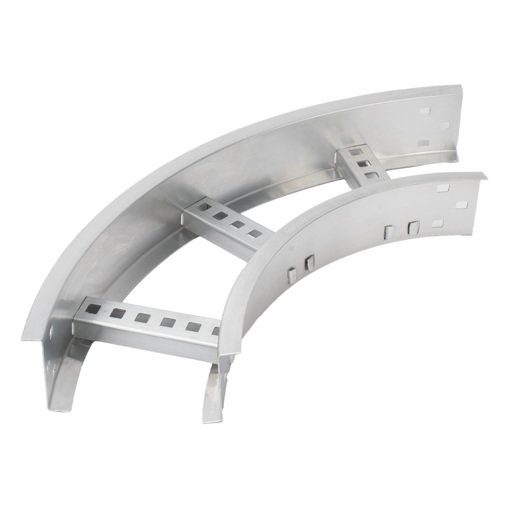Curva 90°, 3 1/4", aluminio