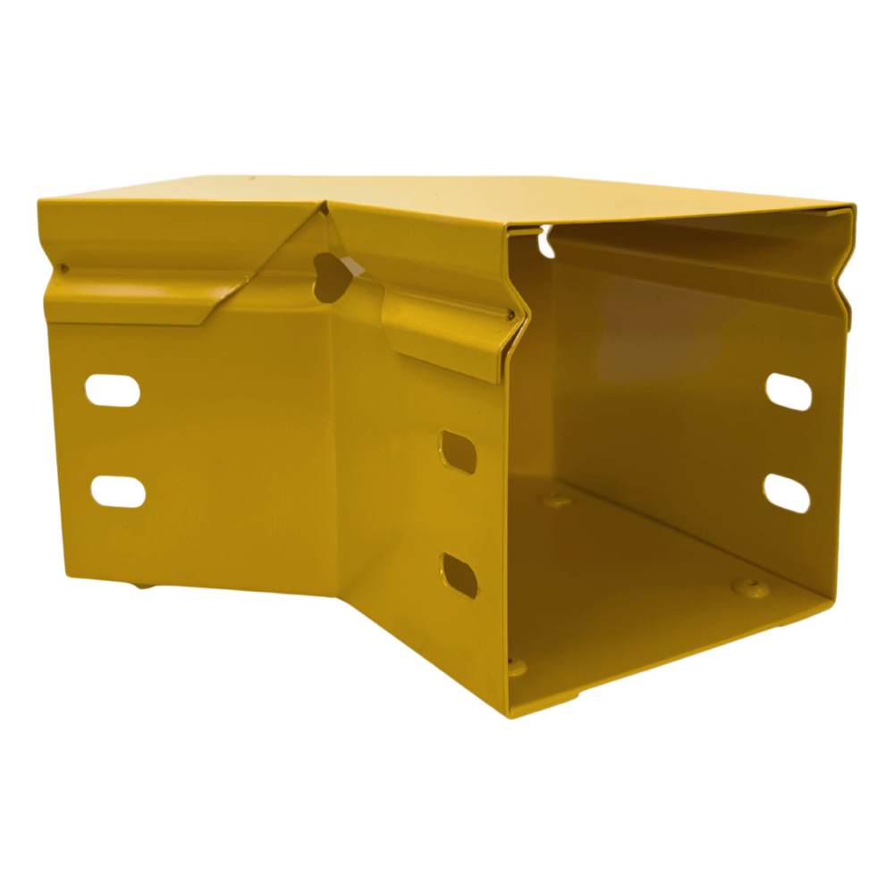 [CHFBC454X4R8EPK] CHFIBER Curva Horizontal de 45° de Aluminio para Fibra Óptica 4"