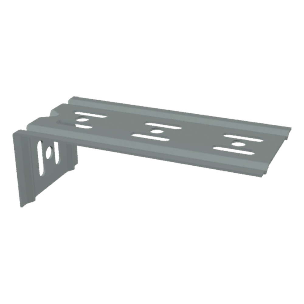 [MG-60-122EZ] Ménsula económica, para montaje en pared, para anchos de charola de 150mm, con acabado Electro Zinc
