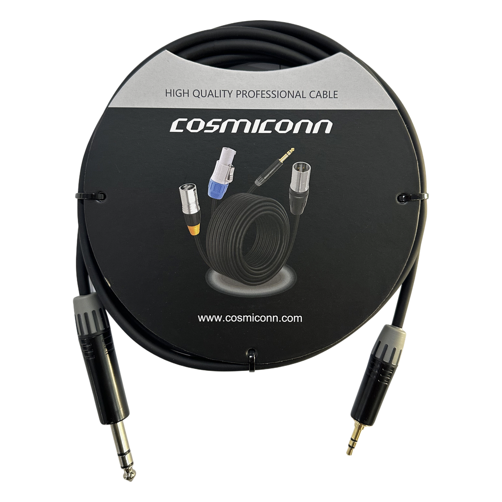 [CMC220ASTPPS3BG1] Cable 6.35mm a 3.5mm 3 m, negro