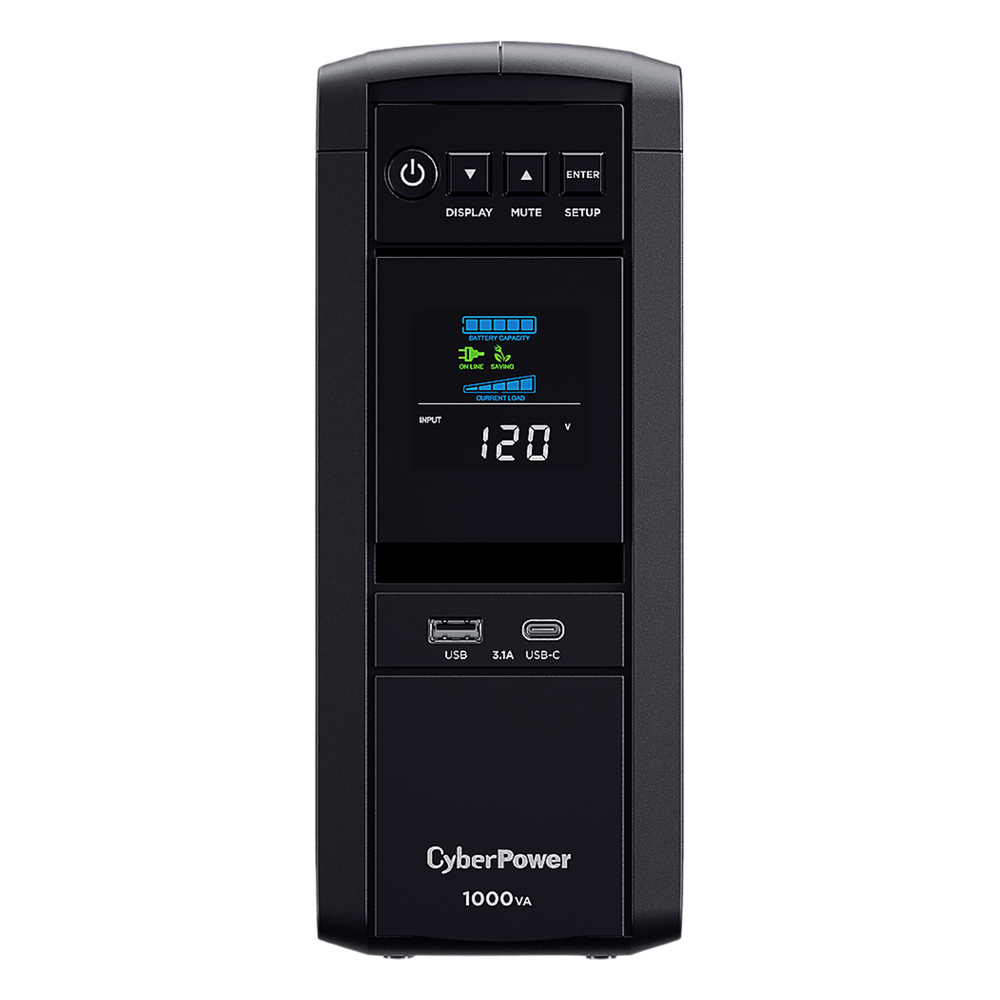 Ups 1000 VA, 600 W, línea interactiva, onda senoidal pura, 10 Tomas