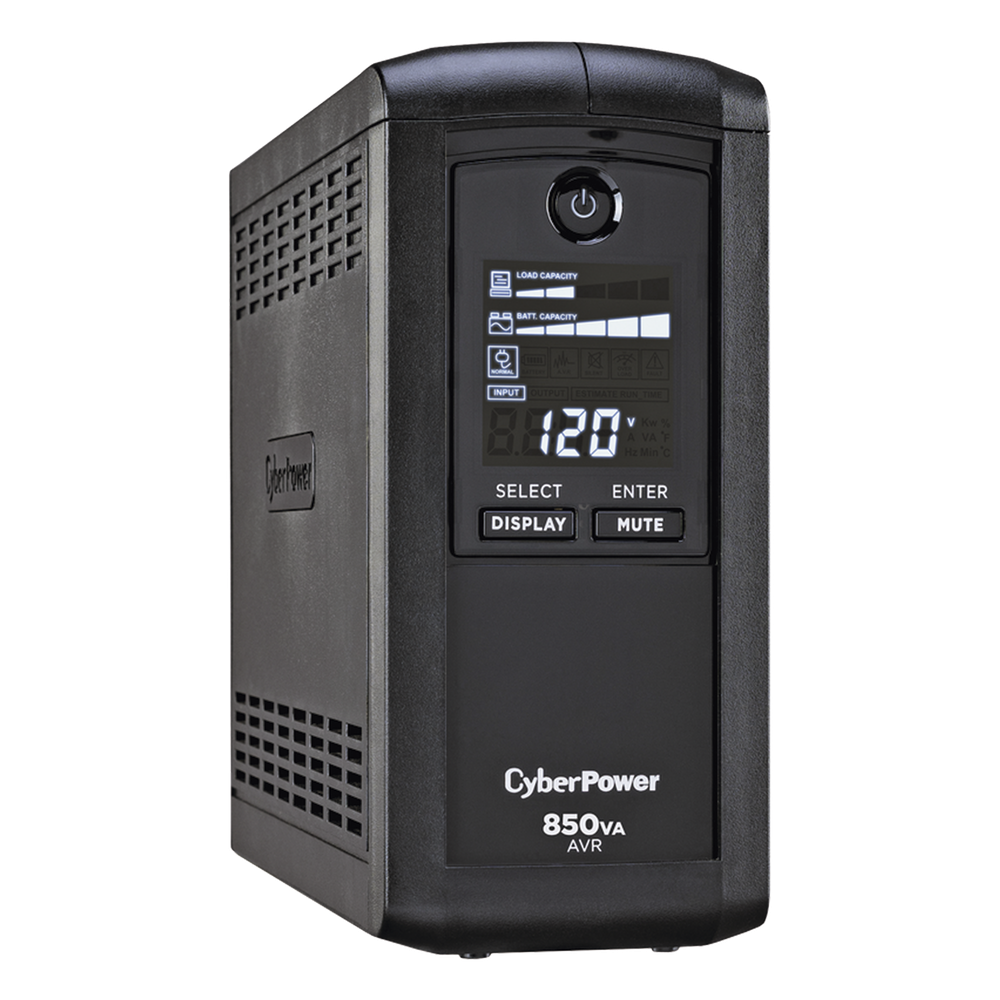 Ups 850 VA, 510 W, línea interactiva, 9 Tomas