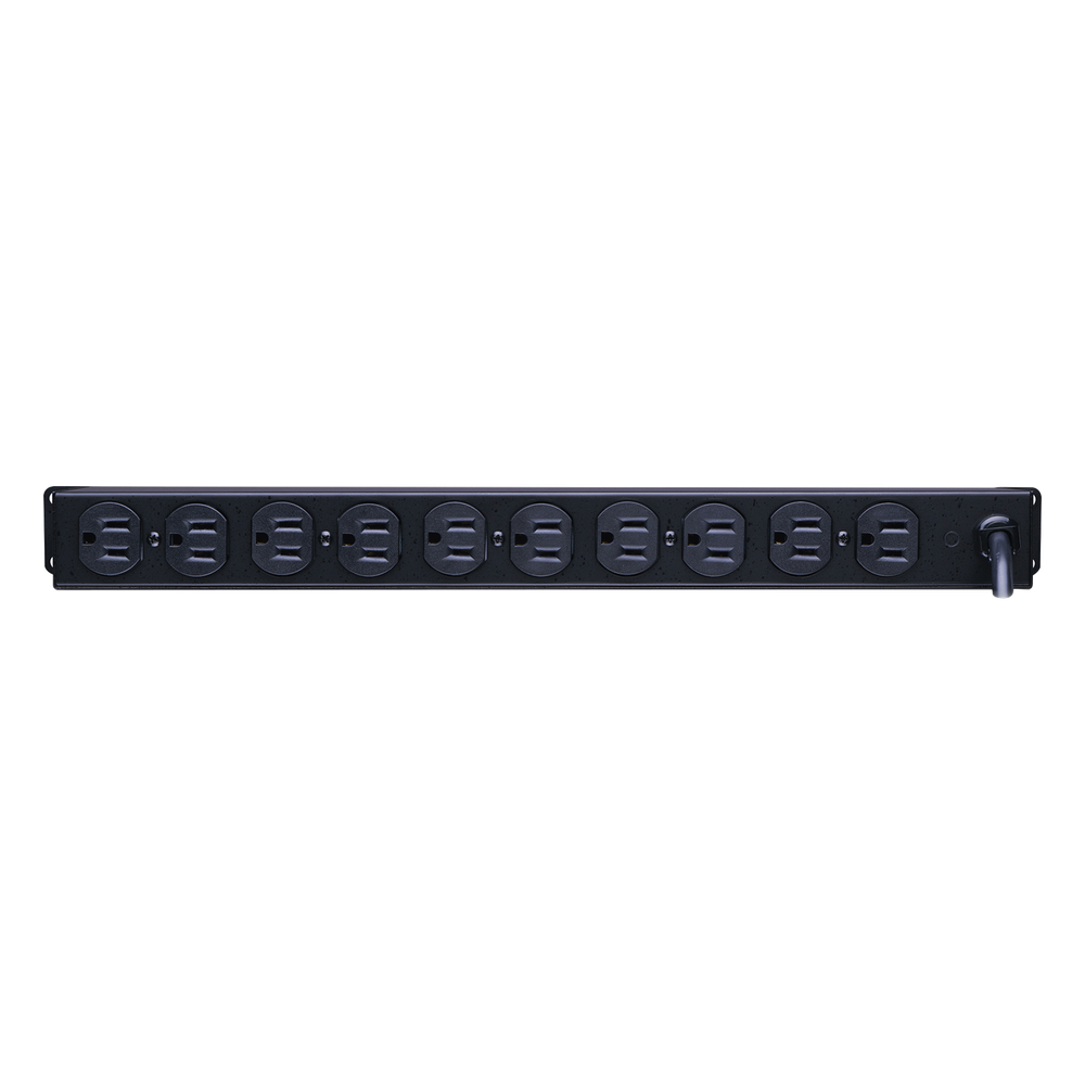 [CPS1215RM] PDU Básico Para Distribución de Energía, Con 10 Tomas NEMA 5-15R Traseras, 1UR, 15 Amp, 120 Vca