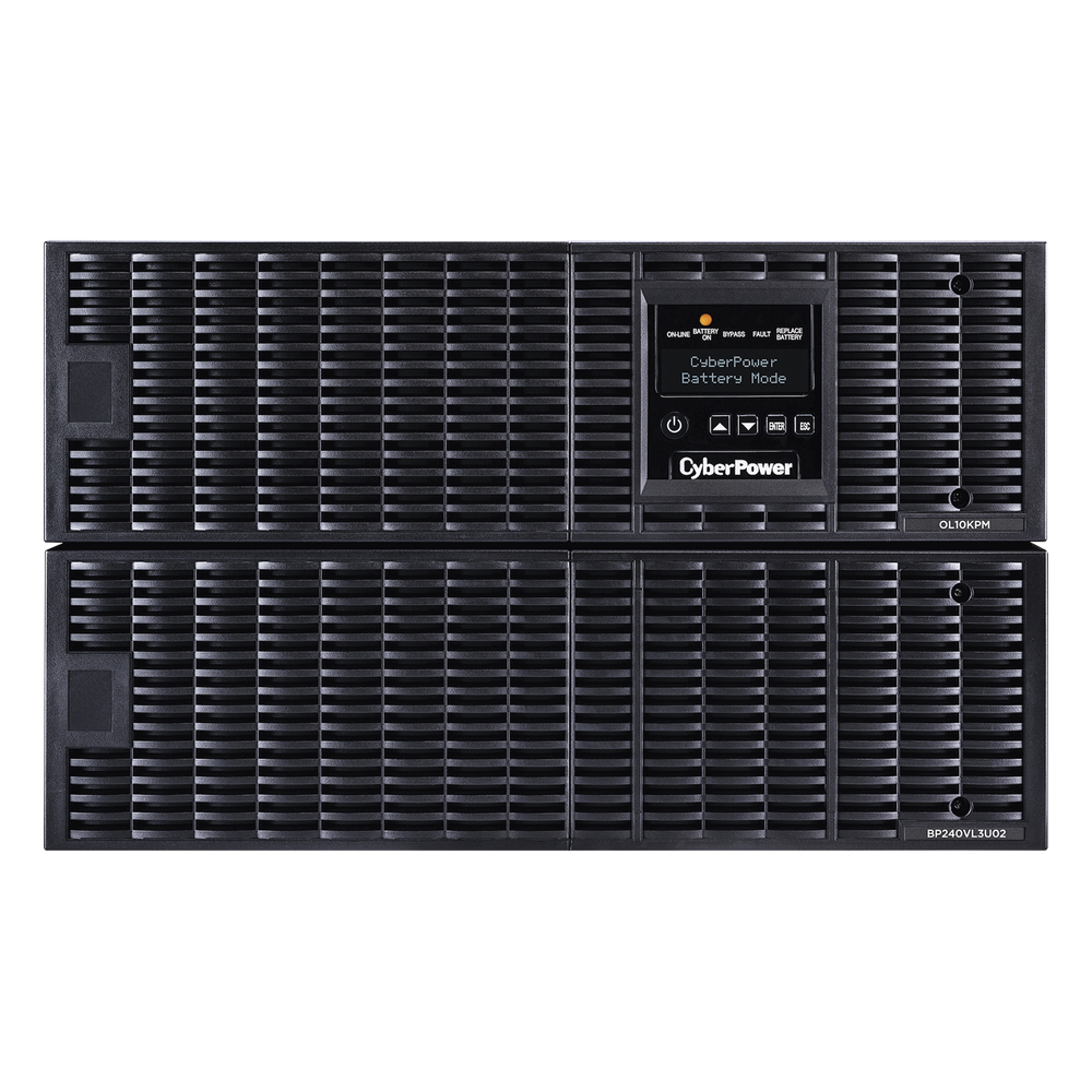 UPS de 10000 VA / 10000 W, Online Doble Conversión, 200 - 240 Vac de Entrada, 200 - 240 Vac de Salida, Terminal Hardwired, Onda Senoidal Pura, Torre o Rack de 6 UR, Con 3 Tomas NEMA L6-30R