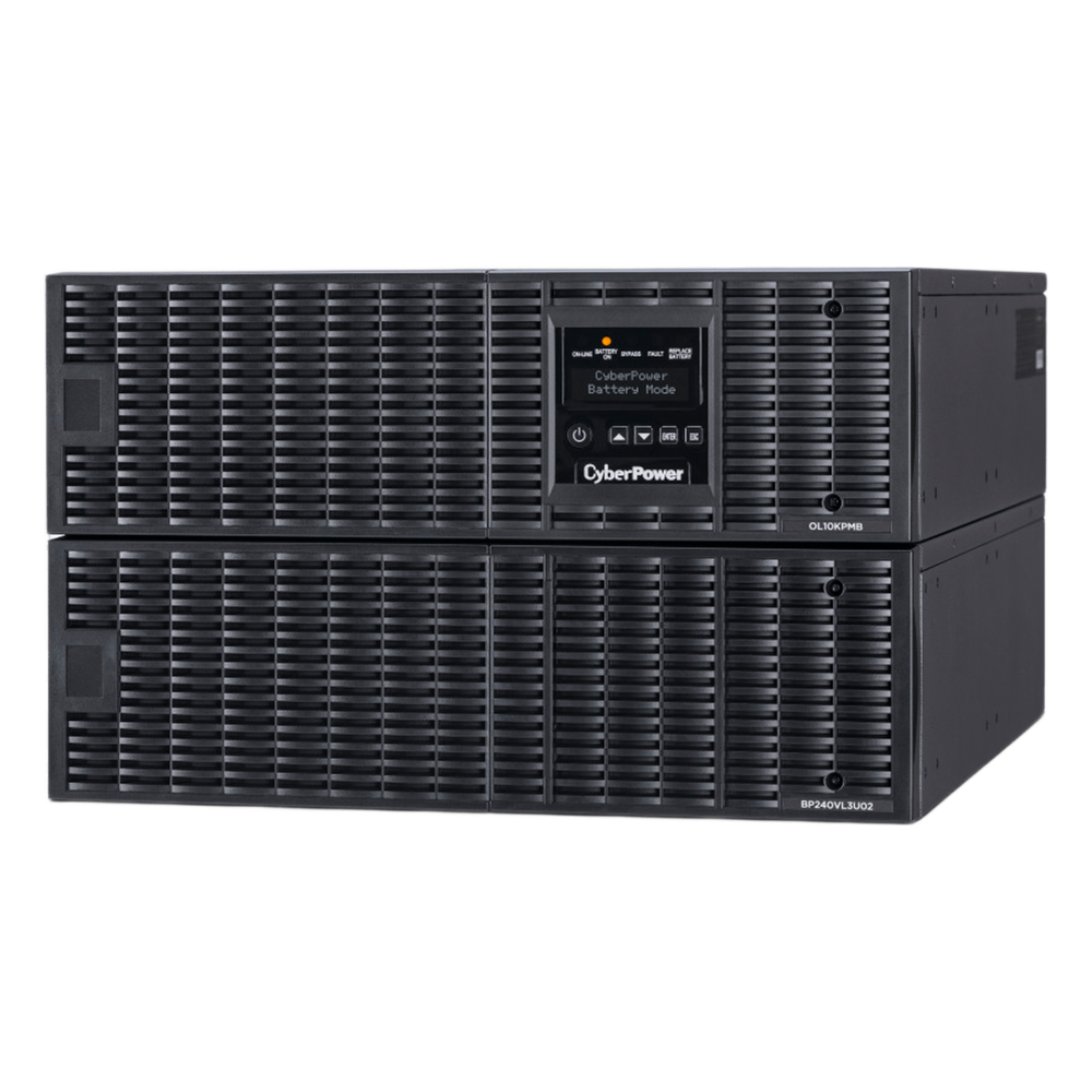 [OL10KRTHW] UPS de 10000 VA / 10000 W, Online Doble Conversión, 200 - 240 Vac de Entrada, 200 - 240 Vac de Salida, Terminal Hardwired, Onda Senoidal Pura, Torre o Rack de 6 UR, Con 3 Tomas NEMA L6-30R