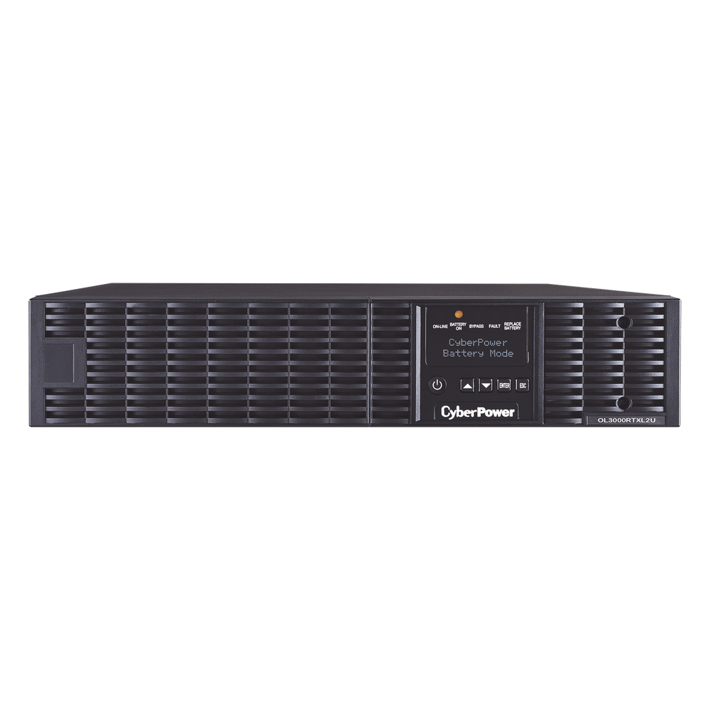 [OL3000RTXL2U] UPS de 3000 VA / 2700 W, Online Doble Conversión, Entrada 120 Vca NEMA L5-30P, Onda Senoidal Pura, Torre o Rack de 2 UR, Con 6 Tomas NEMA 5-20R y 1 NEMA L5-30R