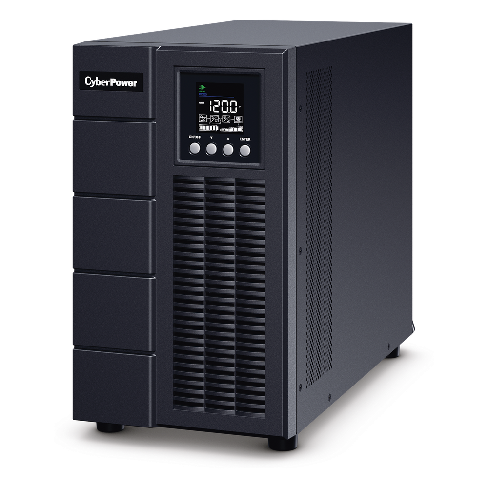 [OLS3000A] UPS de 3000 VA / 2700 W, Online Doble Conversión, Entrada 120 Vca NEMA L5-30P, Onda Senoidal Pura, Tipo Torre, Con 4 Tomas NEMA 5-20R y 1 Block Hardwired