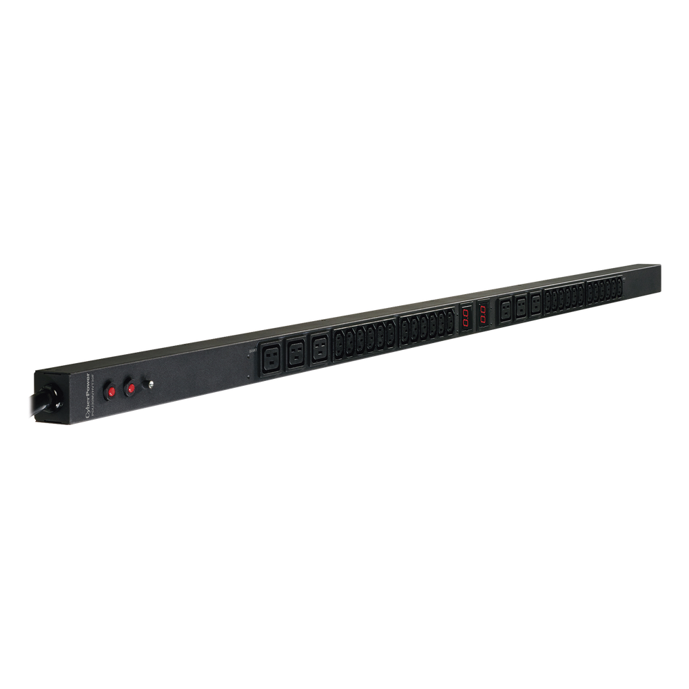 [PDU30MVHVT30F] PDU Medible, Para Distribución de Energía, Entrada 200-230 NEMA L6-30P, Con 24 Tomas C13 Y 6 Tomas C19, de Instalación Vertical
