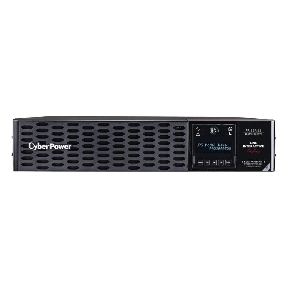 [PR2200RT2U] UPS de 2200 VA / 2200 W, Topología Línea Interactiva, Entrada 120 Vca NEMA L5-30P, Onda Senoidal Pura, Torre o Rack 2 UR, Con 8 Tomas NEMA 5-20R