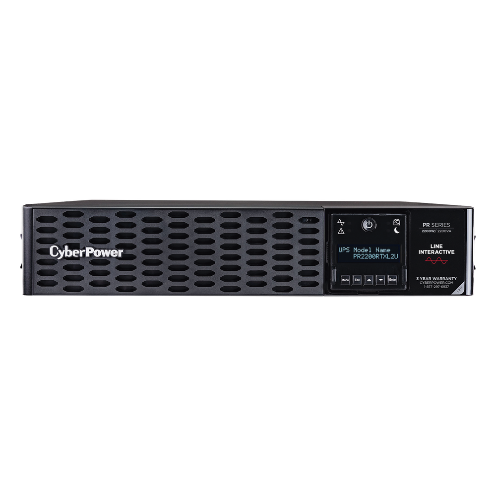 [PR2200RTXL2U] UPS de 2200 VA / 2200 W, Topología Línea Interactiva, Entrada 120 Vca NEMA L5-30P, Onda Senoidal Pura, Torre o Rack 2 UR, Con 8 Tomas NEMA 5-20R