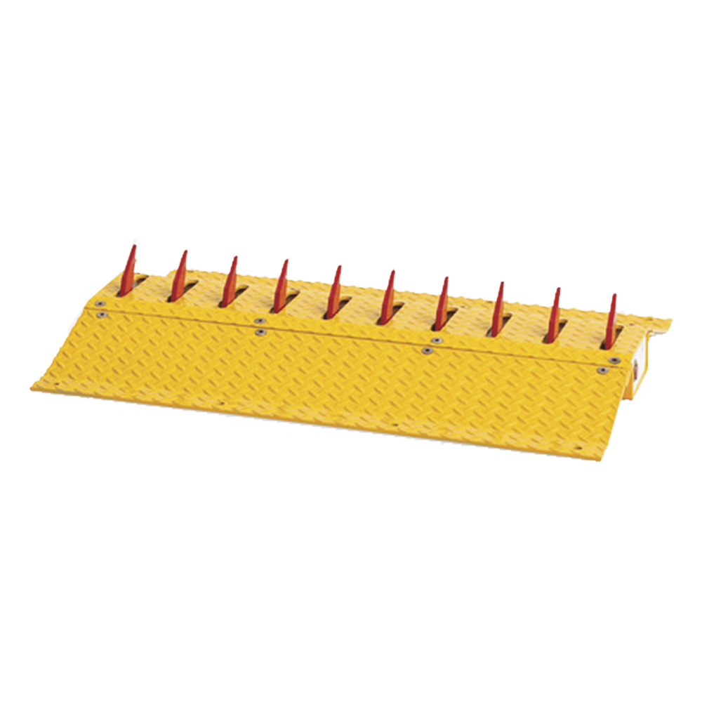 [1610-087] Picos poncha llantas autónomo / No requiere barrera vehicular / Para delimintar dirección de tráfico vehicular / Compatible con 1601-088 / Mide 90cm (3ft) / Fácil instalación de sobreponer