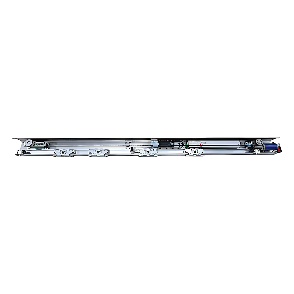 [DK120] Operador Automático para Puertas Corredizas / Motor DC sin Escobillas de Alto Torque / Carga hasta 2 × 120 kg / Controlador por Microprocesador / Sincronizable / Función de Autoaprendizaje / Batería de Respaldo Opcional