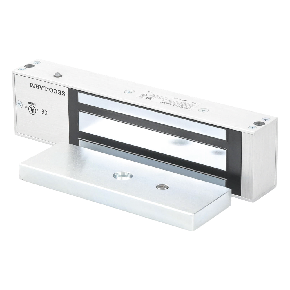 [E941SA1K2PQ] Chapa Magnética de 1200 Lbs / Sensor de Adherencia / Uso en Interior / LED Indicador / Alimentación 12 / 24 Vcd Seleccionable / Sin Magnetismo Residual / UL