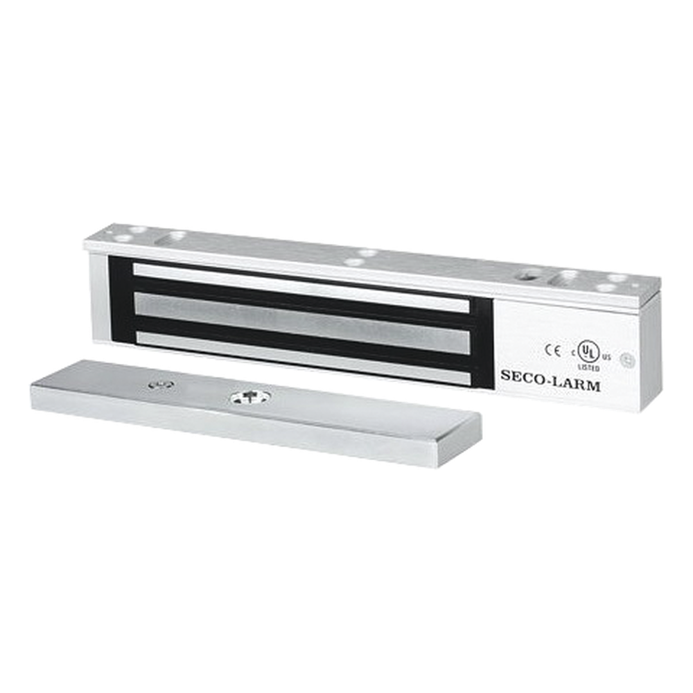 [E941SA600PQ] Chapa Magnética 600 lbs con LED / Sensor de Estado de Unión / Sin Magnetismo Residual / Uso Interior
