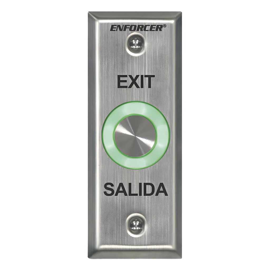 Botón de salida verde