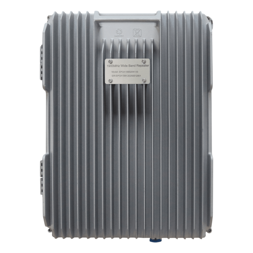 [EP-OA1995-20W-V3] Amplificador de Señal Celular de Alta Potencia / Cobertura hasta 5 km / Banda 2 (1900 MHz) / 20 Watts / 95 dB de Ganancia / Multioperador / Gabinete IP65