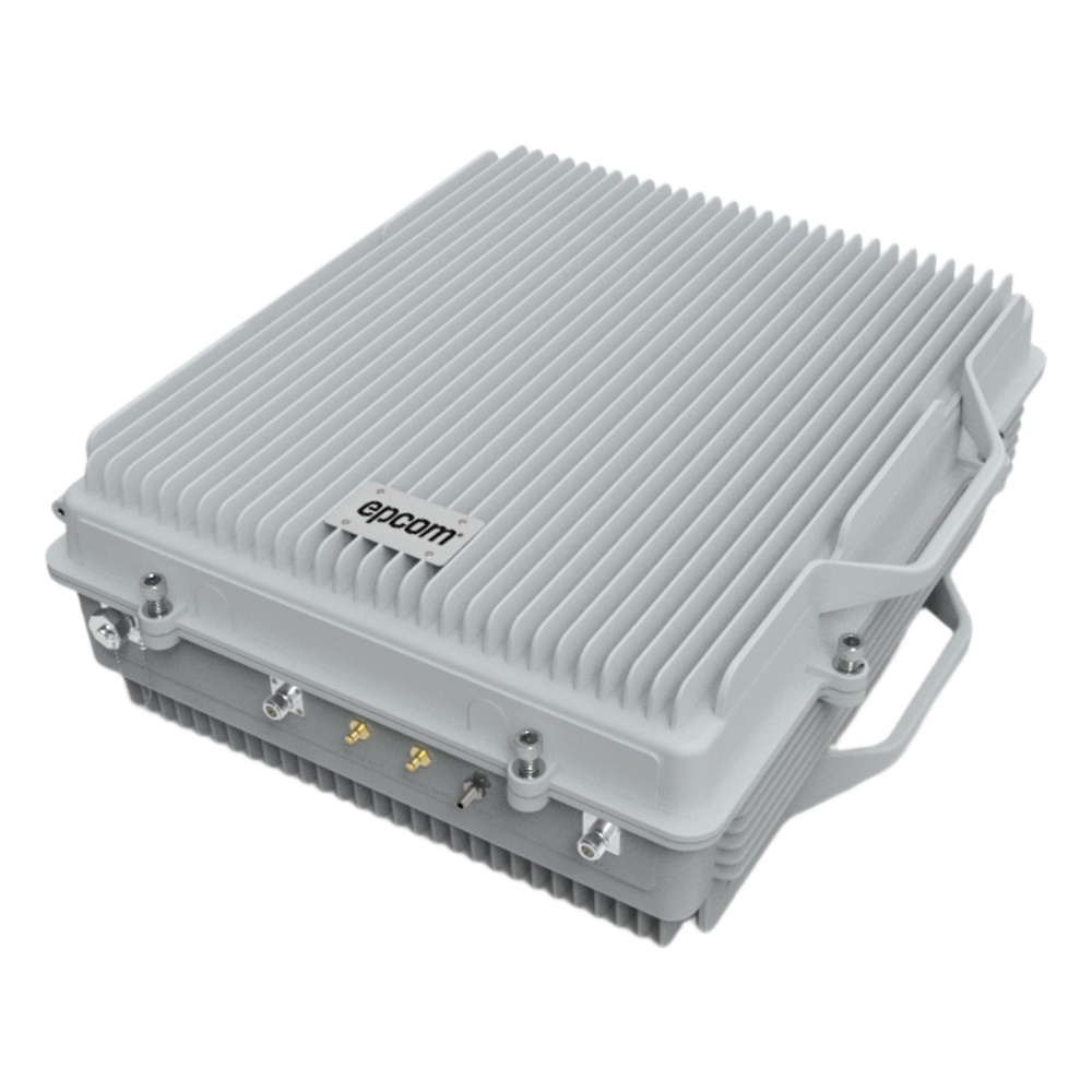 [EP43-TB52566-AE] (HASTA 3 KILÓMETROS) Amplificador de Señal Celular TRI Banda / 2G, 3G, 4G y Llamadas / 20 Watts de Potencia / Ganancia DL 95 dB / Amplía la Cobertura Celular a Área Rural / IP65 Exterior