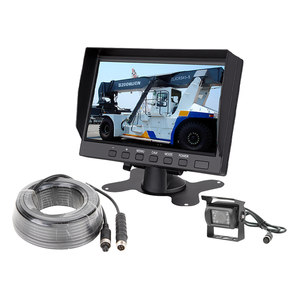 Sistema Profesional de cámara de Reversa y Monitor Alámbrico