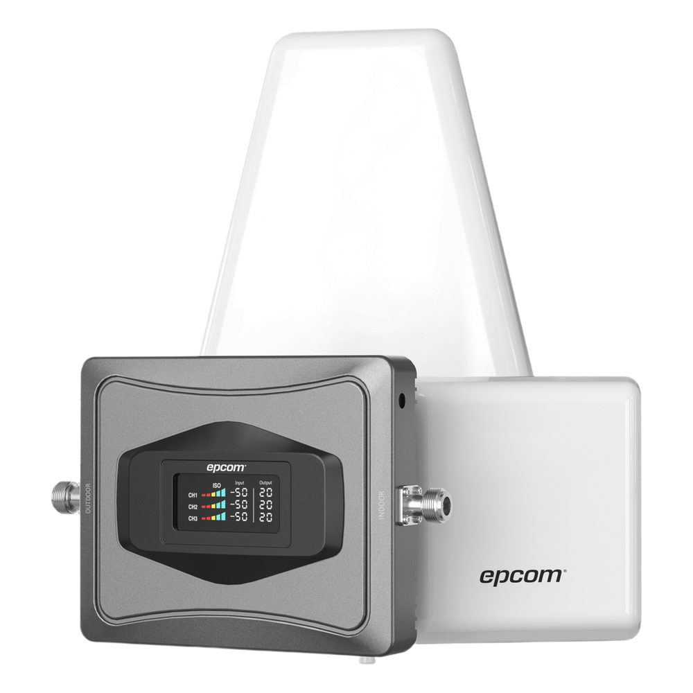 Kit amplificador de señal celular 4G, 600 m2