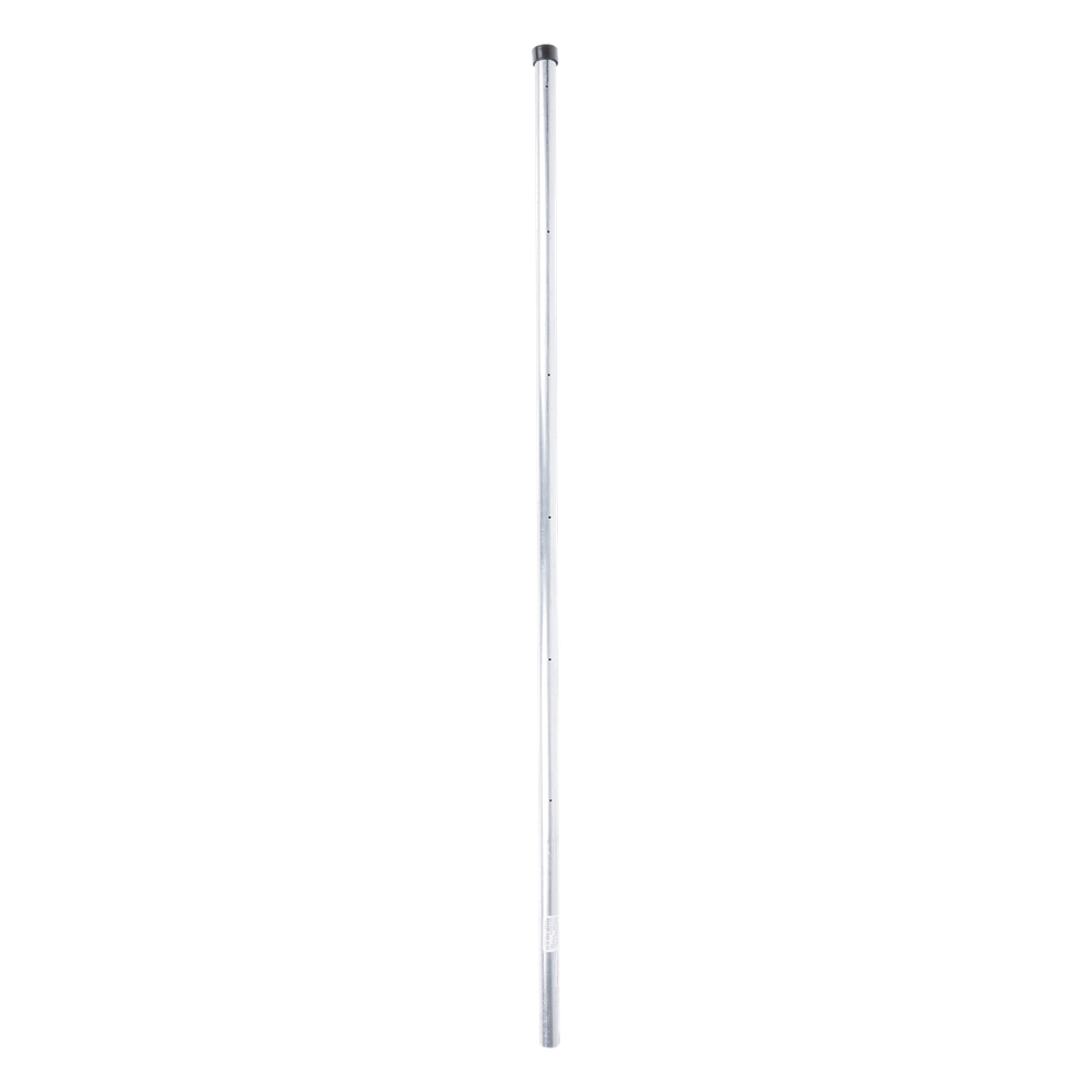 [SYS-POST-ESQ-6] Poste de Esquina para Cerca Electrificada. Tubo Galva. de 1.4m, cal. 18 de 1" Diam. (Sin pintar). Ideal para 6 Aisladores