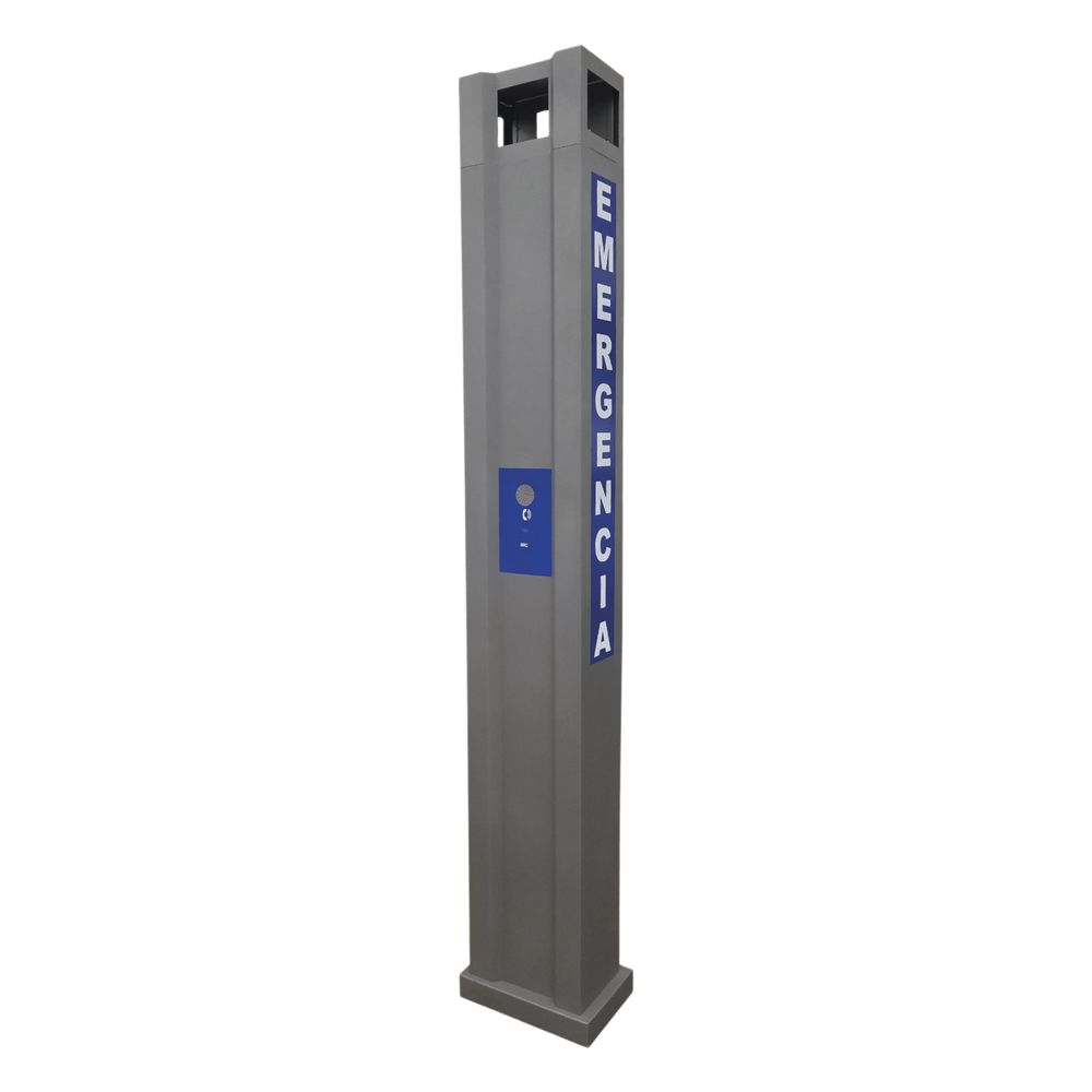 [TORRE-I12] Gabinete tipo Torre para Sistema de Alerta Mediante Equipo Fanvil I12-N-01P y estrobo (No incluidos)