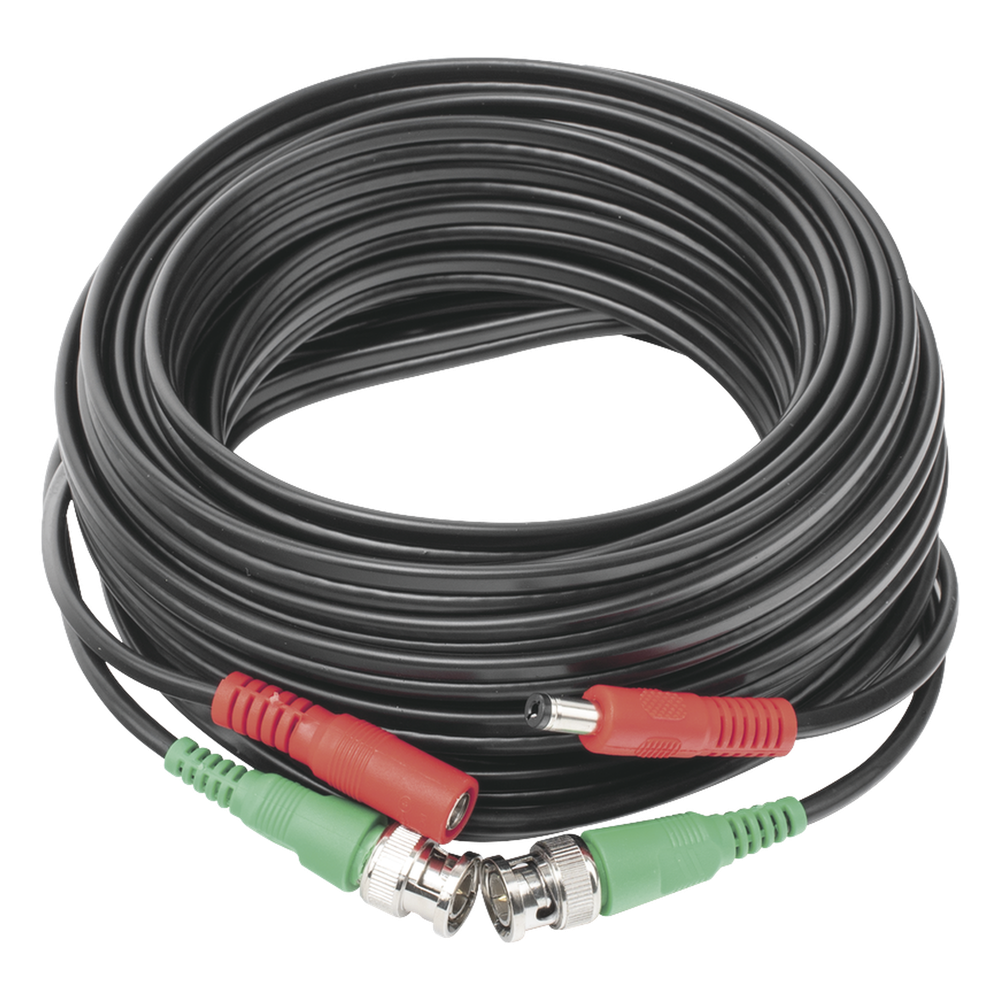 Cable Coaxial (BNC RG59) + Alimentación 10 m