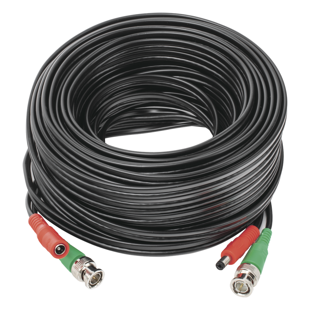 Cable Coaxial (BNC RG59) + Alimentación 20 m