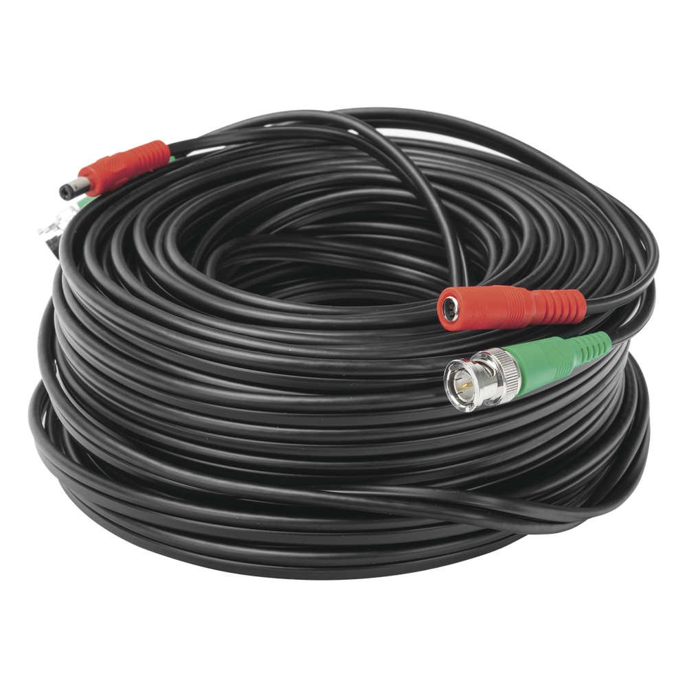 Cable Coaxial (BNC RG59) + Alimentación 30 m